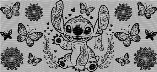 16oz black and white-B 59